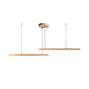 GobekUsa LED Natural Stone Round Linear Chandelier - Dimmable, Ceiling Hanging Lamps