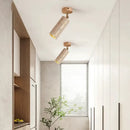 GobekUsa LED Natural Stone Spotlights for Ceiling and Wall, Walnut Log Wood, E27 Bulb