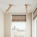GobekUsa LED Natural Stone Spotlights for Ceiling and Wall, Walnut Log Wood, E27 Bulb