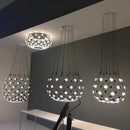 GobekUsa LED Net Pocket Pendant Light: Minimalist Creative Art Chandelier for Living Room