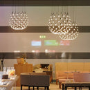 GobekUsa LED Net Pocket Pendant Light: Minimalist Creative Art Chandelier for Living Room
