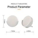 Modern circular white led night light bedroom wall lamp by Decorbites