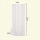 Modern cylindrical yellow led night light bedroom wall lamp dimmable by Decorbites