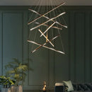 GobekUsa LED Nordic Chandelier: Modern Pendant Light for Living, Dining, and Bedroom