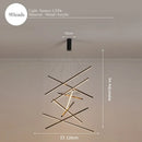 GobekUsa LED Nordic Chandelier: Modern Pendant Light for Living, Dining, and Bedroom