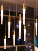GobekUsa LED Nordic Cylinder Chandelier: Modern Indoor Lighting for Staircase & Decoration
