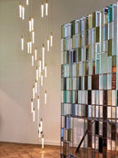 GobekUsa LED Nordic Cylinder Chandelier: Modern Indoor Lighting for Staircase & Decoration