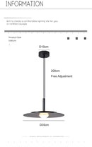 GobekUsa LED Nordic Flying Saucer Chandelier - Modern Decor