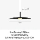 GobekUsa LED Nordic Flying Saucer Chandelier - Modern Decor