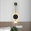 Modern gold ring led nordic wall lights bedroom sconce by Decorbites