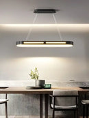 GobekUsa LED Office Chandelier: Modern Minimalist, Creative & Luxe Dining Room Lighting