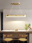 GobekUsa LED Office Chandelier: Modern Minimalist, Creative & Luxe Dining Room Lighting