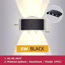 Modern black led outdoor garden wall light – porch sconce by Decorbites