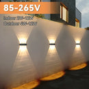 Modern black led outdoor garden wall light – porch sconce by Decorbites