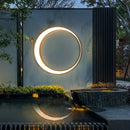 GobekUsa LED Outdoor Moon Wall Lamp Waterproof Modern Minimalist Sconce for Courtyard Balcony