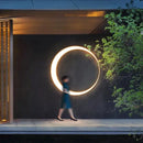 GobekUsa LED Outdoor Moon Wall Lamp Waterproof Modern Minimalist Sconce for Courtyard Balcony