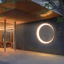 GobekUsa LED Outdoor Moon Wall Lamp Waterproof Modern Minimalist Sconce for Courtyard Balcony