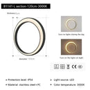 GobekUsa LED Outdoor Moon Wall Lamp Waterproof Modern Minimalist Sconce for Courtyard Balcony