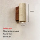 GobekUsa LED Outdoor Wall Lamp Wabi-sabi Style Courtyard Stone Lights for Garden