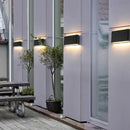 Modern black aluminum outdoor wall light – garden waterproof lamp by Decorbites