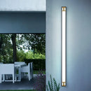GobekUsa LED Outdoor Wall Light Modern Waterproof IP65 Garden Wall Lamp Black Gold Sconce