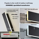 GobekUsa LED Outdoor Wall Light - Waterproof Aluminum Garden Porch Decorative Lighting