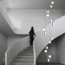 GobekUsa LED Oval Chandelier for Modern Indoor Lighting in Bedroom and Living Room