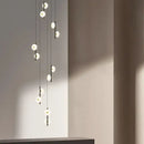 GobekUsa LED Oval Chandelier for Modern Indoor Lighting in Bedroom and Living Room