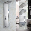 GobekUsa LED Panel Bath Faucet with Digital Display and Massage Spa Jets