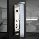 GobekUsa LED Panel Bath Faucet with Digital Display and Massage Spa Jets