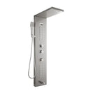GobekUsa LED Panel Bath Faucet with Digital Display and Massage Spa Jets