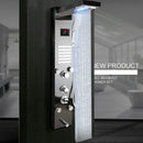 GobekUsa LED Panel Bath Faucet with Digital Display and Massage Spa Jets