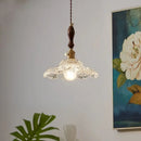 GobekUsa LED Pendant Lamp Elegant Copper Glass Modern Style Hanging Light Fixtures