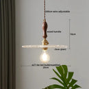 GobekUsa LED Pendant Lamp Elegant Copper Glass Modern Style Hanging Light Fixtures