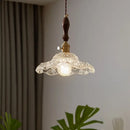 GobekUsa LED Pendant Lamp Elegant Copper Glass Modern Style Hanging Light Fixtures