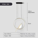 GobekUsa LED Pendant Lamp for Bedroom Interior Hanging Chandelier Fixture