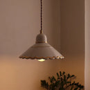 GobekUsa LED Pendant Lamp Modern Style Home Lighting Living Room Study Bar White Flower Ceramic