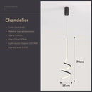 GobekUsa LED Pendant Lamp: Stylish Nordic Design for Bedroom, Living Room, and Indoor Spaces
