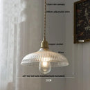 GobekUsa LED Pendant Lamp with Adjustable Brass Knob Switch & White Glass