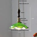 GobekUsa LED Pendant Lamp with Adjustable Brass Knob Switch & White Glass
