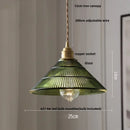 GobekUsa LED Pendant Lamp with Adjustable Brass Knob Switch & White Glass