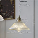 GobekUsa LED Pendant Lamp with Adjustable Brass Knob Switch & White Glass