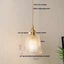 GobekUsa LED Pendant Lamp with Adjustable Wire, Copper Socket, Walnut Wood, Green Glass