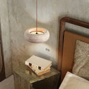 GobekUsa LED Pendant Lamp Yellow Travertine Adjustable Wabi Sabi Light