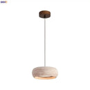 GobekUsa LED Pendant Lamp Yellow Travertine Adjustable Wabi Sabi Light