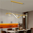 GobekUsa LED Pendant Lamps Dimmable Ceiling Chandelier for Dining Room Kitchen Island