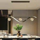 GobekUsa LED Pendant Lamps Dimmable Ceiling Chandelier for Dining Room Kitchen Island