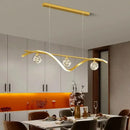 GobekUsa LED Pendant Lamps Dimmable Ceiling Chandelier for Dining Room Kitchen Island