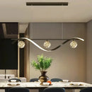 GobekUsa LED Pendant Lamps Dimmable Ceiling Chandelier for Dining Room Kitchen Island