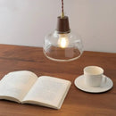 GobekUsa LED Pendant Lamps for Modern Home Decor - Walnut Glass Hanging Light Fixtures